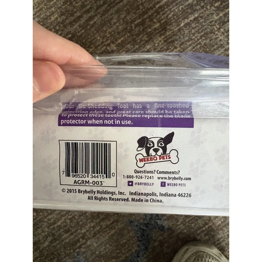 Weebo Pets Heavy Duty De-Shedding Tool Large‎ Dogs 51-90 Lbs 4